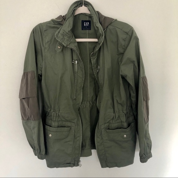 GAP Jackets & Blazers - Gap Army Green Utility Jacket, Medium